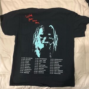 Astroworld tour tee. Black medium brand new never worn w/ no tags.